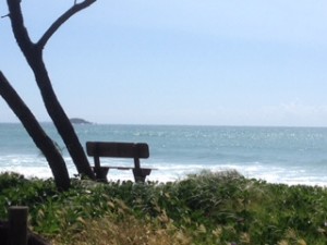 seat at beach